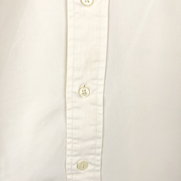 Ralph Lauren Classic Fit Long Sleeve Button Down Shirt, Men's Size L cotton Beige type Vintage Second Hand