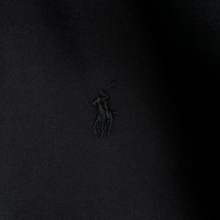 Ralph Lauren POLO by Ralph Lauren ANDREW long-sleeved cotton shirt, men's size M cotton black type Vintage Second Hand