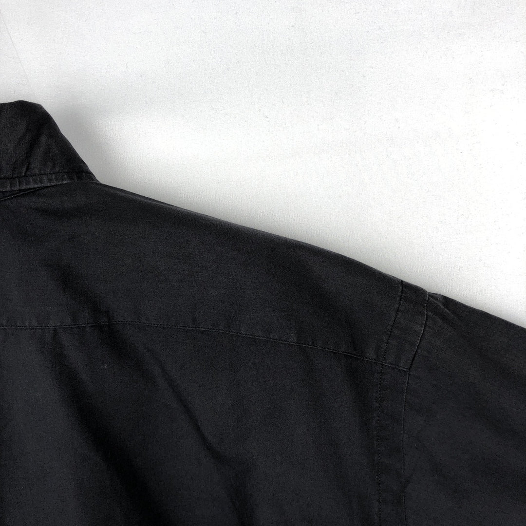 Ralph Lauren POLO by Ralph Lauren ANDREW long-sleeved cotton shirt, men's size M cotton black type Vintage Second Hand