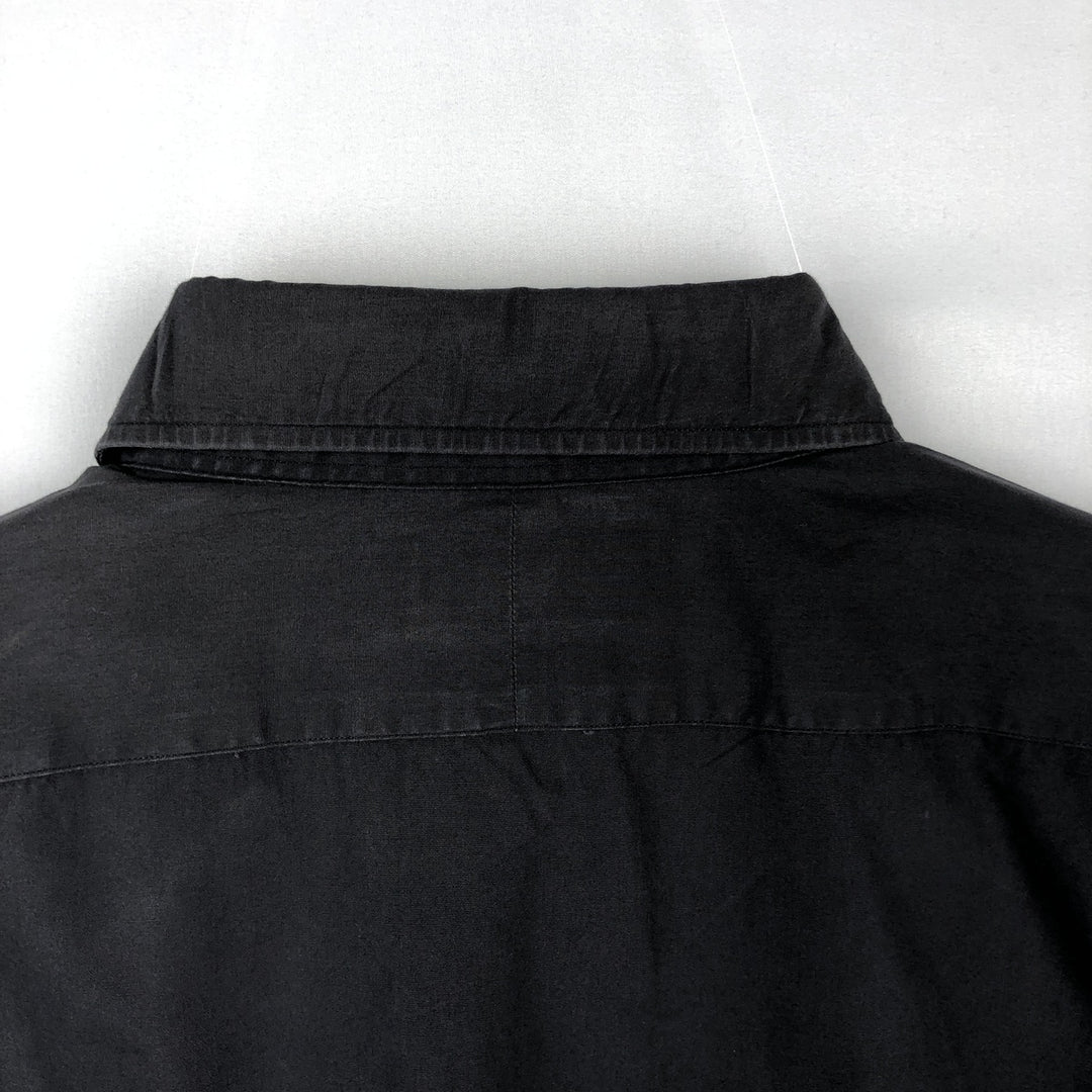 Ralph Lauren POLO by Ralph Lauren ANDREW long-sleeved cotton shirt, men's size M cotton black type Vintage Second Hand