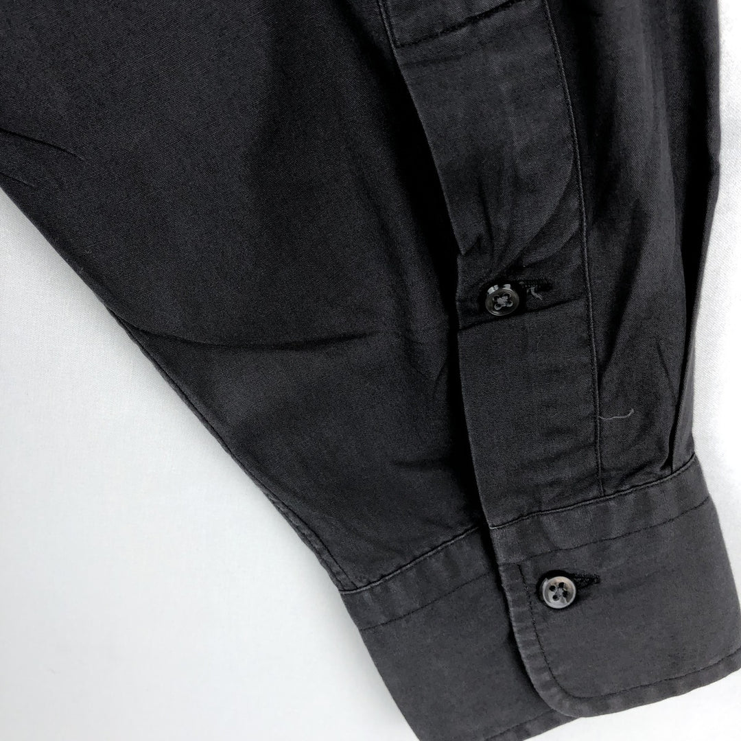 Ralph Lauren POLO by Ralph Lauren ANDREW long-sleeved cotton shirt, men's size M cotton black type Vintage Second Hand