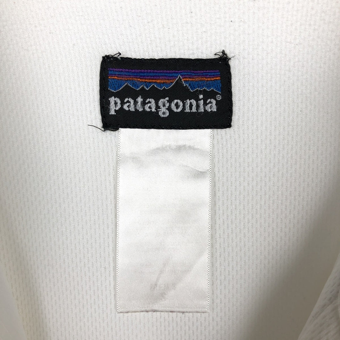 Patagonia Ripstop Long-Sleeve Fishing Shirt with Hidden Button-Down, Men's Size S (approx.) unclear white type Vintage Second Hand