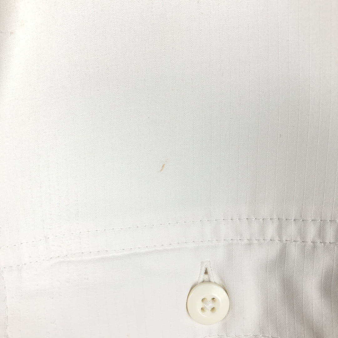 Patagonia Ripstop Long-Sleeve Fishing Shirt with Hidden Button-Down, Men's Size S (approx.) unclear white type Vintage Second Hand