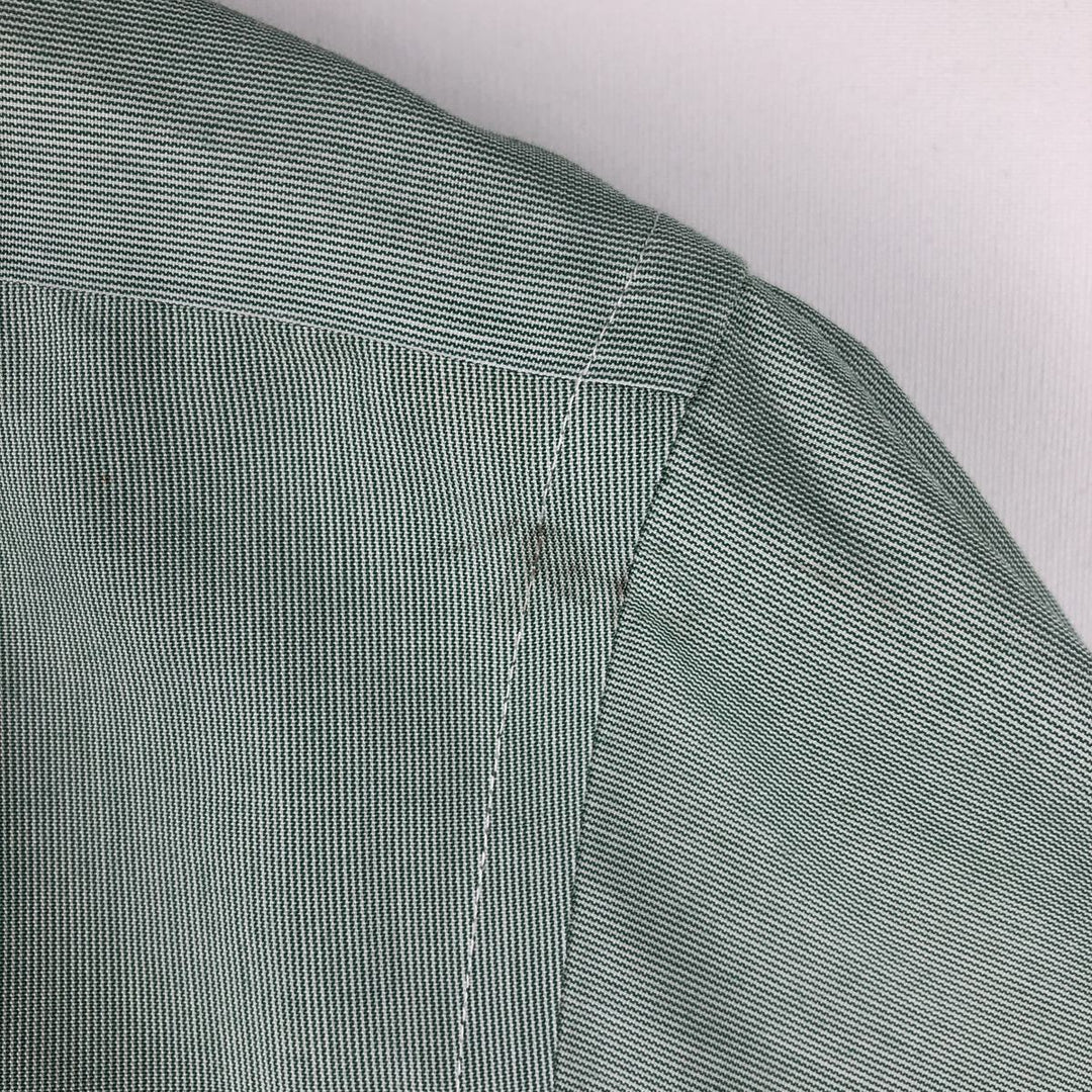 Brooks Brothers 1818 REGENT Long Sleeve Cotton Shirt, Men's Size Medium cotton green type Vintage Second Hand