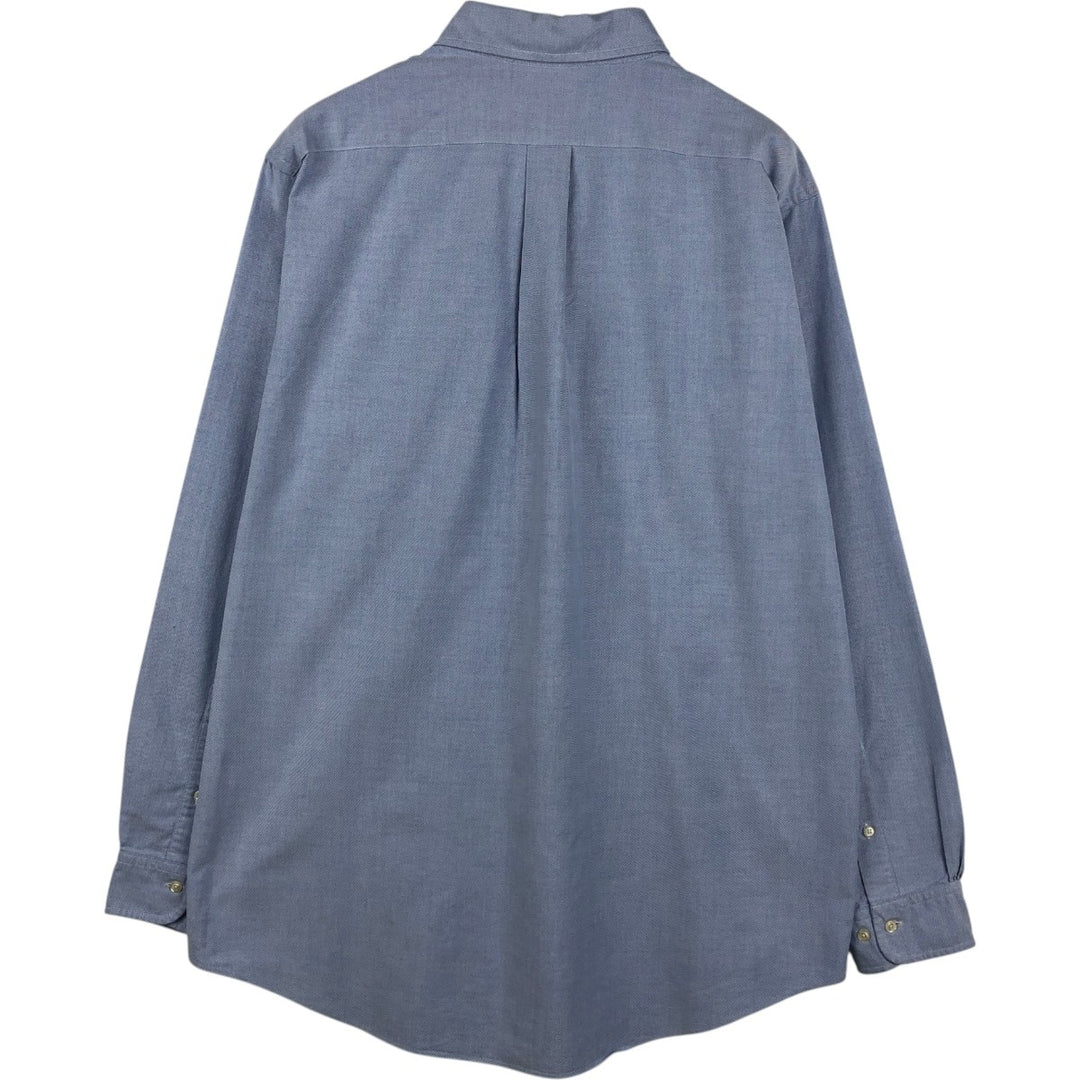 Brooks Brothers 346 long sleeve button-down shirt, men's size XL Supima Cotton blue type Vintage Second Hand