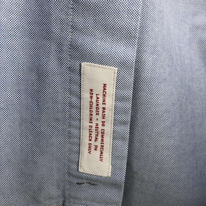 Brooks Brothers 346 long sleeve button-down shirt, men's size XL Supima Cotton blue type Vintage Second Hand