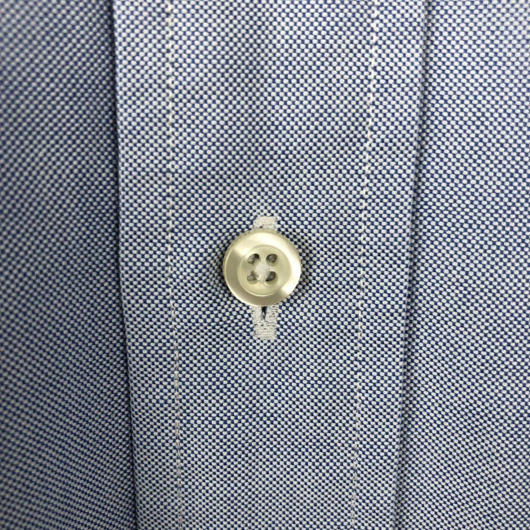 Brooks Brothers 346 long sleeve button-down shirt, men's size XL Supima Cotton blue type Vintage Second Hand