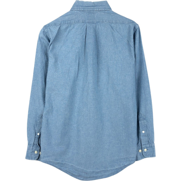 Brooks Brothers 1818 REGENT Long-Sleeve Button-Down Shirt, Men's Size S (approx.) cotton blue type Vintage Second Hand