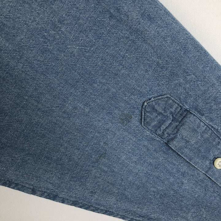 Brooks Brothers 1818 REGENT Long-Sleeve Button-Down Shirt, Men's Size S (approx.) cotton blue type Vintage Second Hand