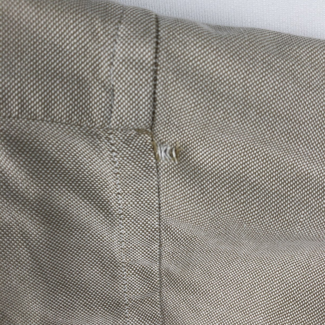 1970'S Brooks Brothers MAKERS Long-Sleeve Button-Down Shirt, Men's Size M (approx.), Vintage cotton Beige type Vintage Second Hand