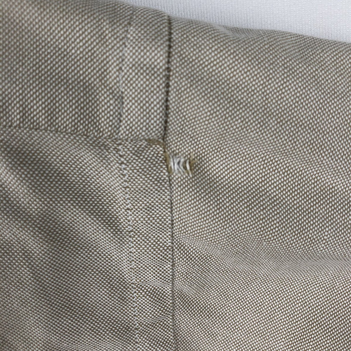 1970'S Brooks Brothers MAKERS Long-Sleeve Button-Down Shirt, Men's Size M (approx.), Vintage cotton Beige type Vintage Second Hand