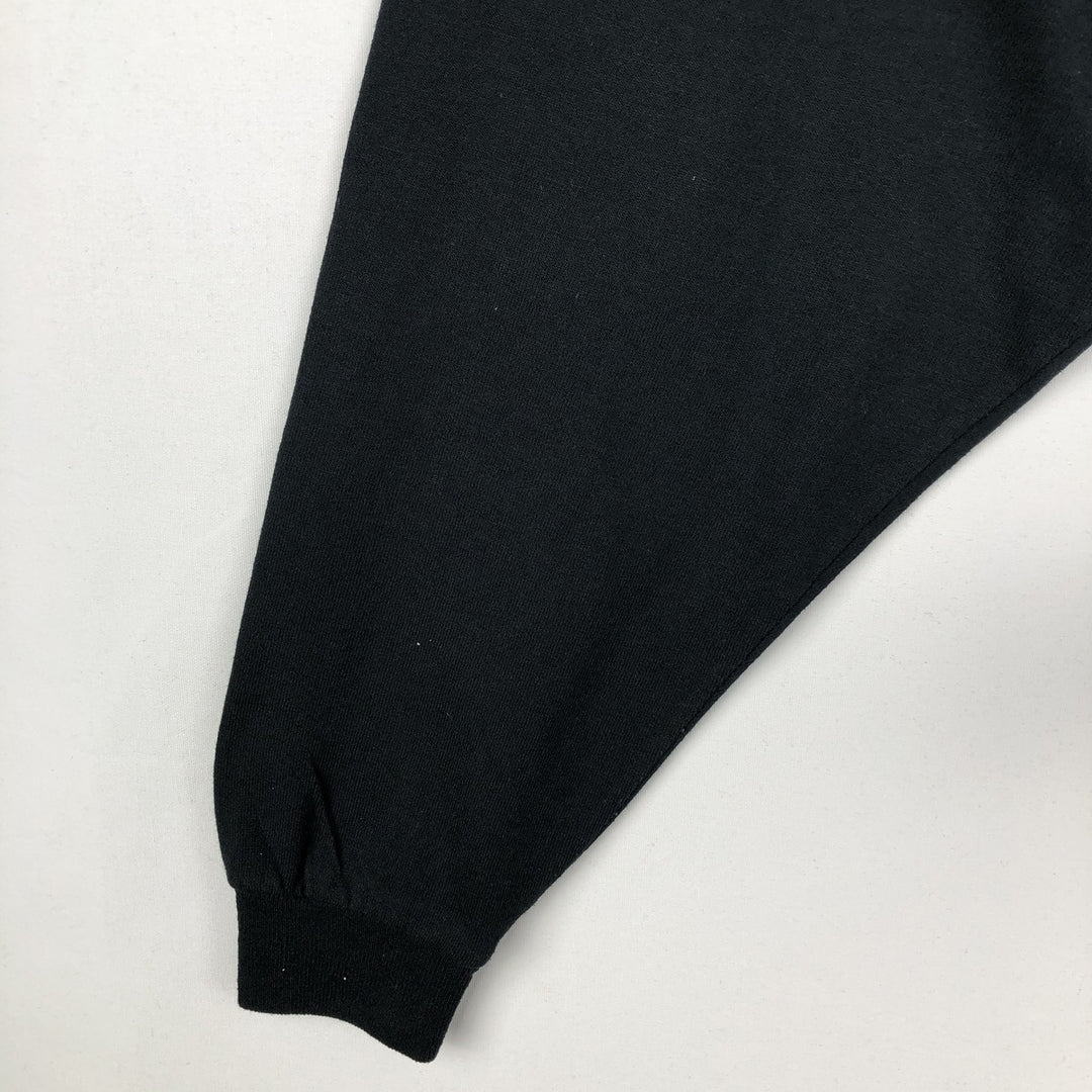 90'S Jerzees BDA Trailers Inc. Long-Sleeve T-Shirt, Men's Size L (Equivalent), Vintage cotton black type Vintage Second Hand