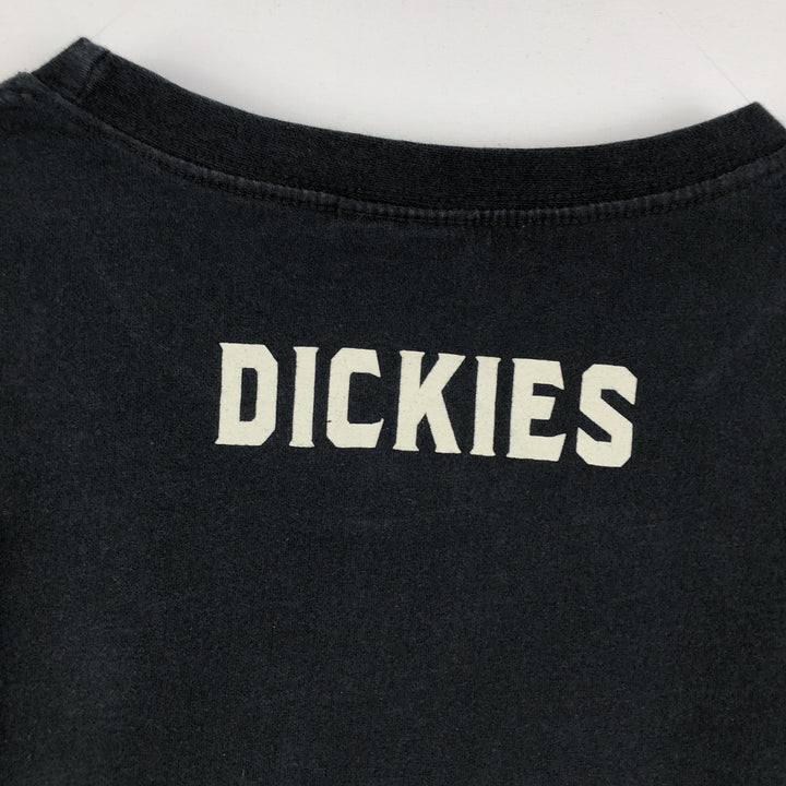 Dickies Long Sleeve T-Shirt, Men's XL cotton black type Vintage Second Hand