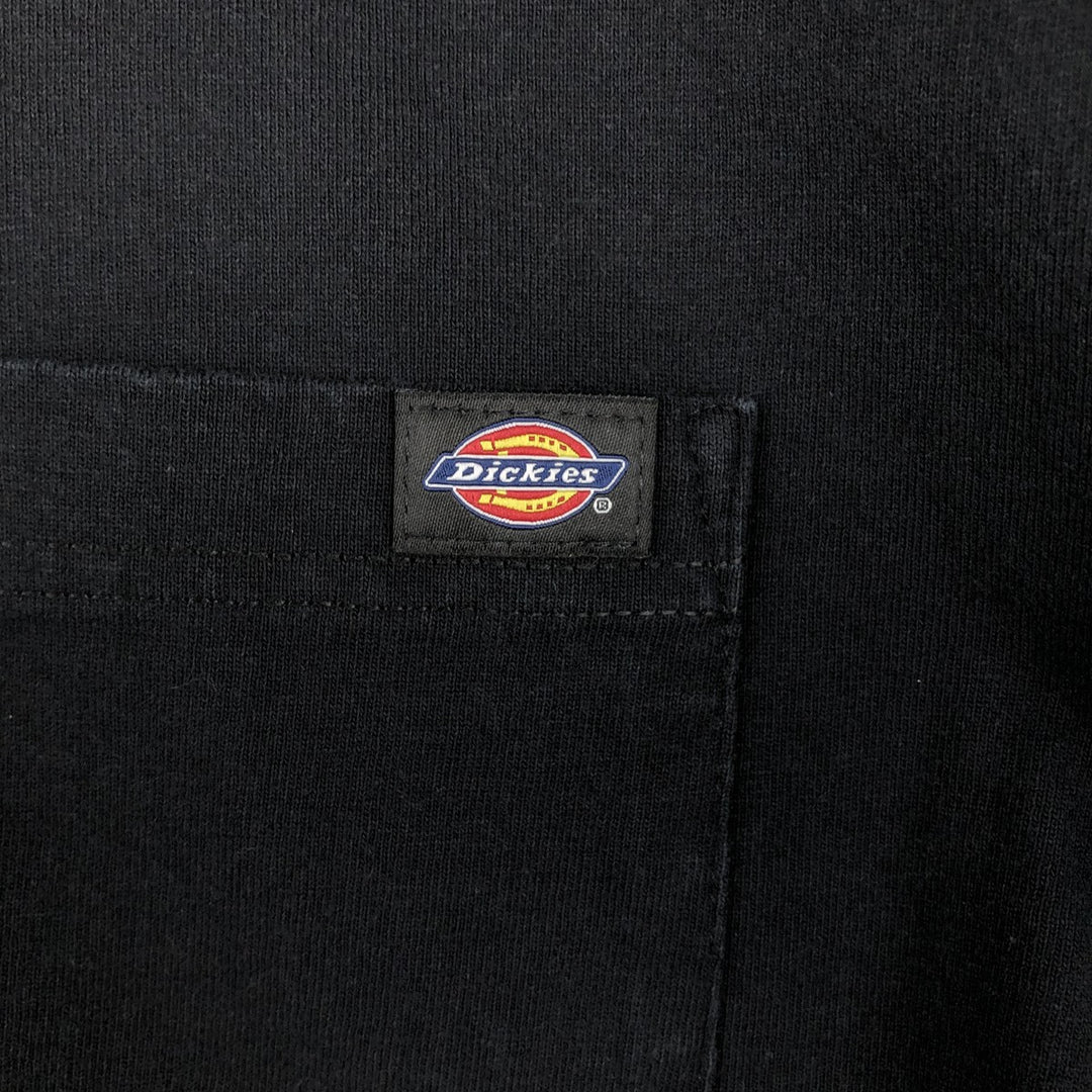 Dickies Long-Sleeve T-Shirt (Men's Size L) cotton black type Vintage Second Hand