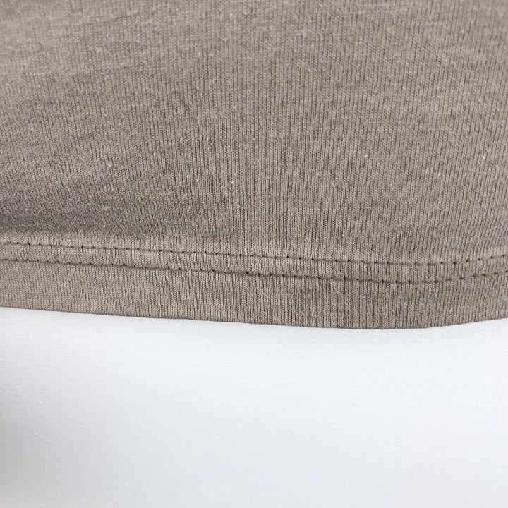 90'S Jerzees Long-Sleeve T-Shirt, Made in USA, Men's XL (approx.), Vintage cotton Beige type Vintage Second Hand