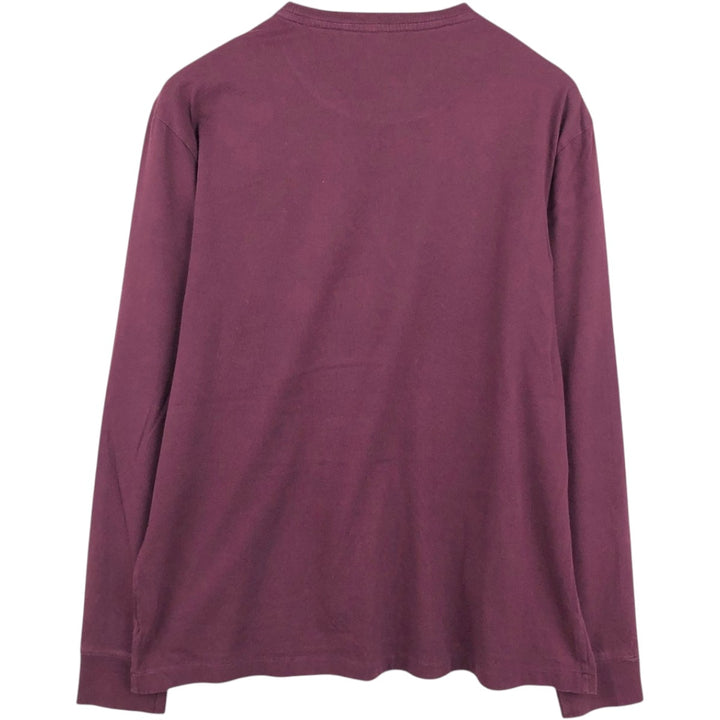 Ralph Lauren POLO RALPH LAUREN CUSTOM SLIM FIT Long-Sleeve T-Shirt (Men's Size L) unclear Red type red-purple Vintage Second Hand