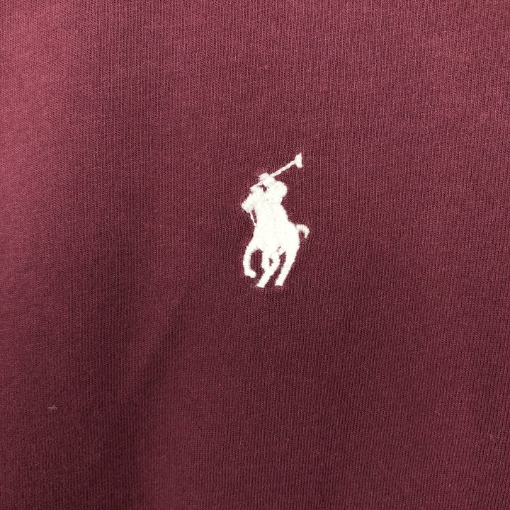 Ralph Lauren POLO RALPH LAUREN CUSTOM SLIM FIT Long-Sleeve T-Shirt (Men's Size L) unclear Red type red-purple Vintage Second Hand