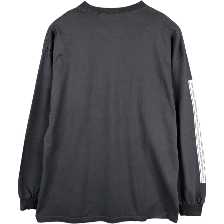 2000'S Nike Long Sleeve T-Shirt, Men's XXL cotton Charcoal Vintage Second Hand