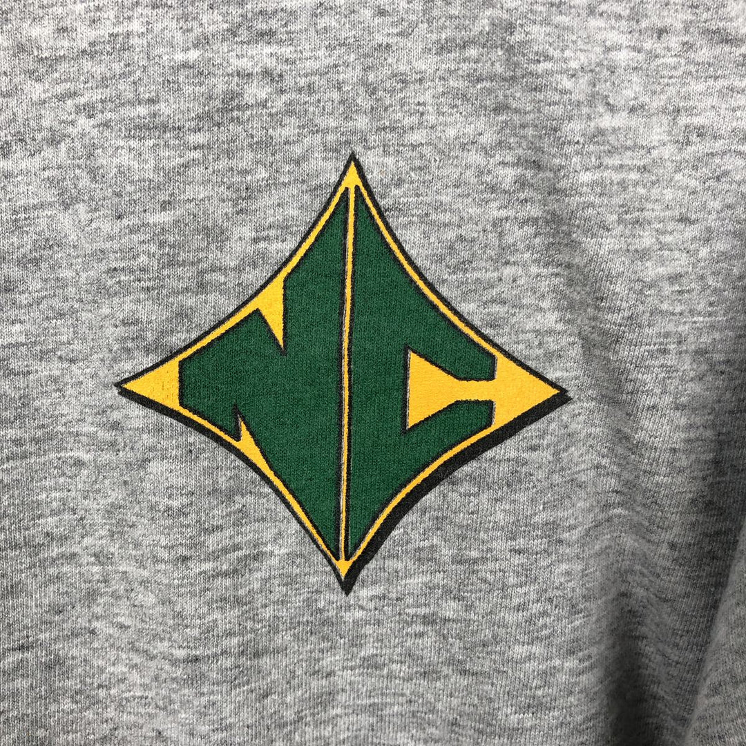 2000'S All Sport MAXWEIGHT College Long-Sleeve T-Shirt, Made in USA, Men's XL equivalent. cotton gray type Vintage Second Hand