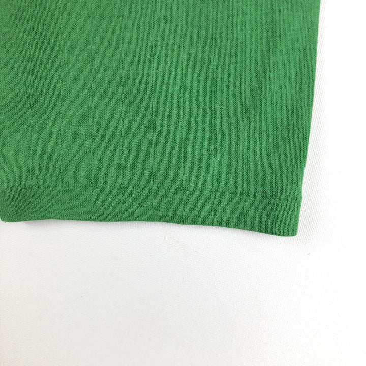 ~90'S Athletic Knit 3/4 Sleeve Raglan T-Shirt, Made in Canada, Men's Size M (Equivalent), Vintage polyester white type Vintage Second Hand