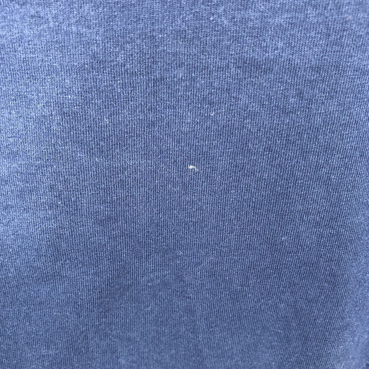 PORT & COMPANY Long-Sleeve T-Shirt (Men's XL equivalent) cotton navy blue type Vintage Second Hand