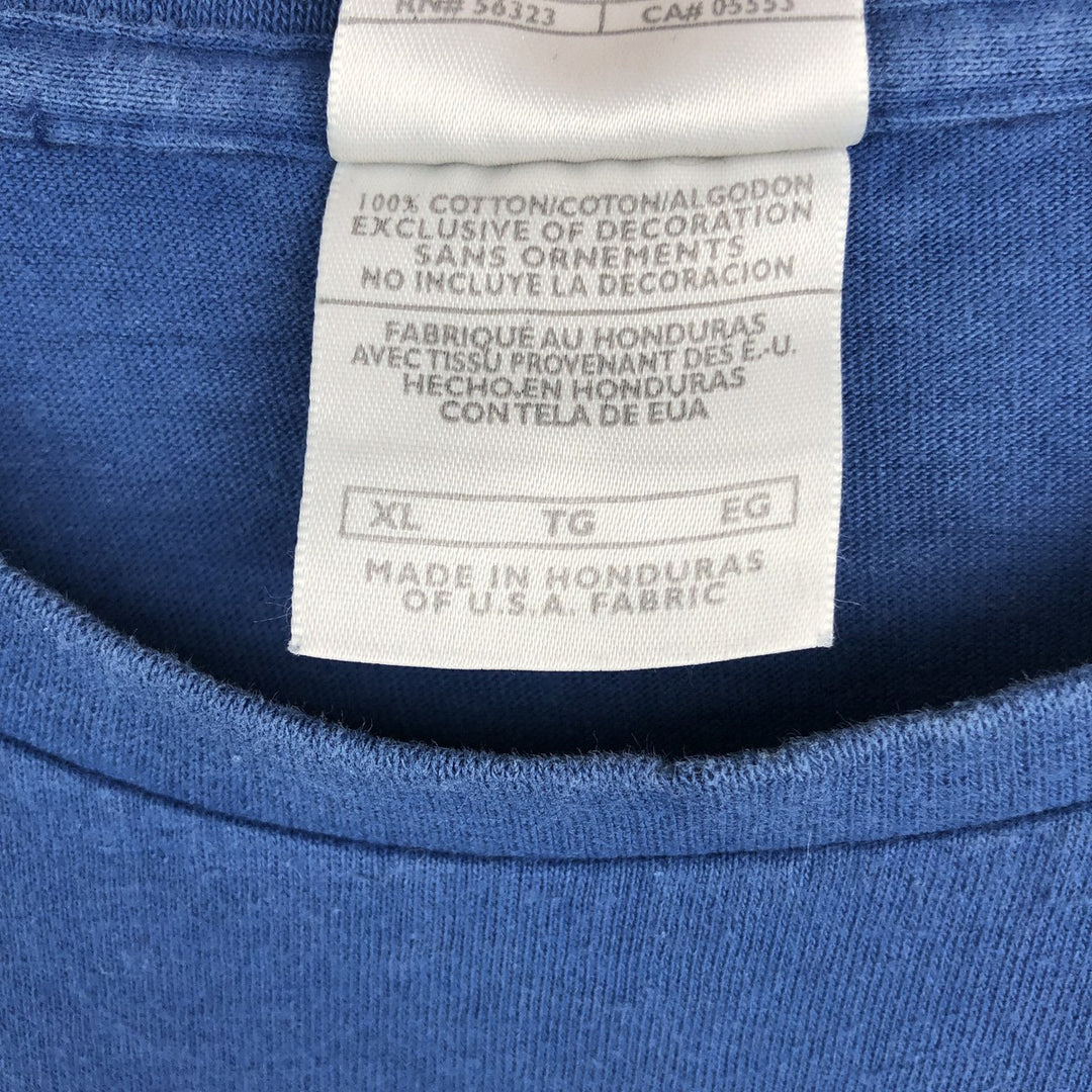 00'S Nike NIKE Long T-shirt Long T Men's XL size cotton blue type Vintage Second Hand
