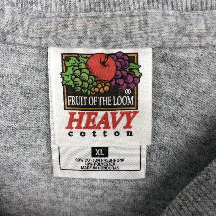 2000'S Fruit of the Loom Yale University Long-Sleeve T-Shirt (Men's XL equivalent) cotton gray type Vintage Second Hand