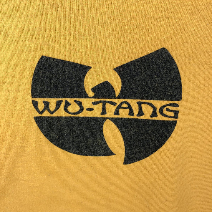 Wu-Tang Clan Long-Sleeve Rap T-Shirt (Men's Size L) cotton yellow type Vintage Second Hand