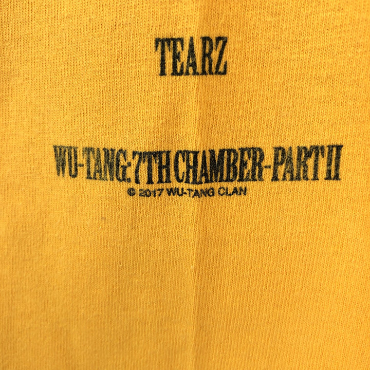 Wu-Tang Clan Long-Sleeve Rap T-Shirt (Men's Size L) cotton yellow type Vintage Second Hand