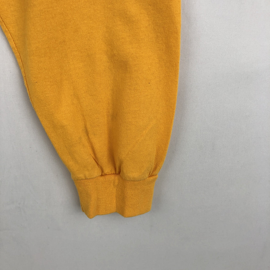 Wu-Tang Clan Long-Sleeve Rap T-Shirt (Men's Size L) cotton yellow type Vintage Second Hand