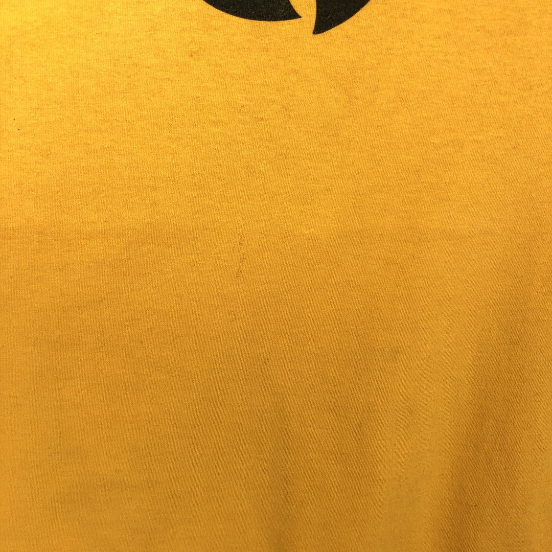 Wu-Tang Clan Long-Sleeve Rap T-Shirt (Men's Size L) cotton yellow type Vintage Second Hand