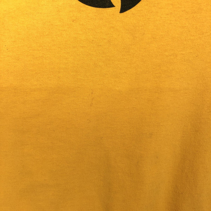 Wu-Tang Clan Long-Sleeve Rap T-Shirt (Men's Size L) cotton yellow type Vintage Second Hand
