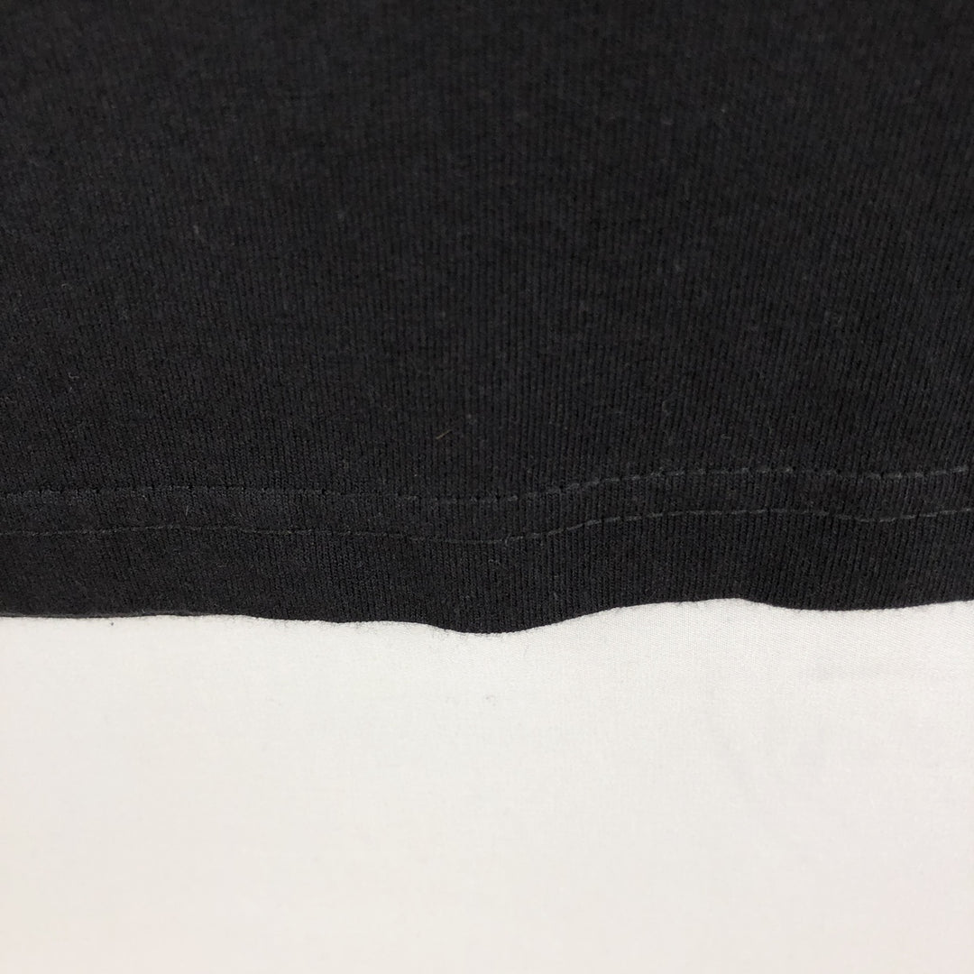 BAYSIDE Long-Sleeve T-Shirt, Made in USA, Men's Size S (approx.) cotton black type Vintage Second Hand