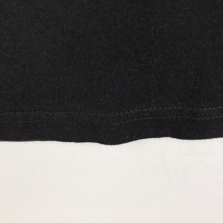 BAYSIDE Long-Sleeve T-Shirt, Made in USA, Men's Size S (approx.) cotton black type Vintage Second Hand