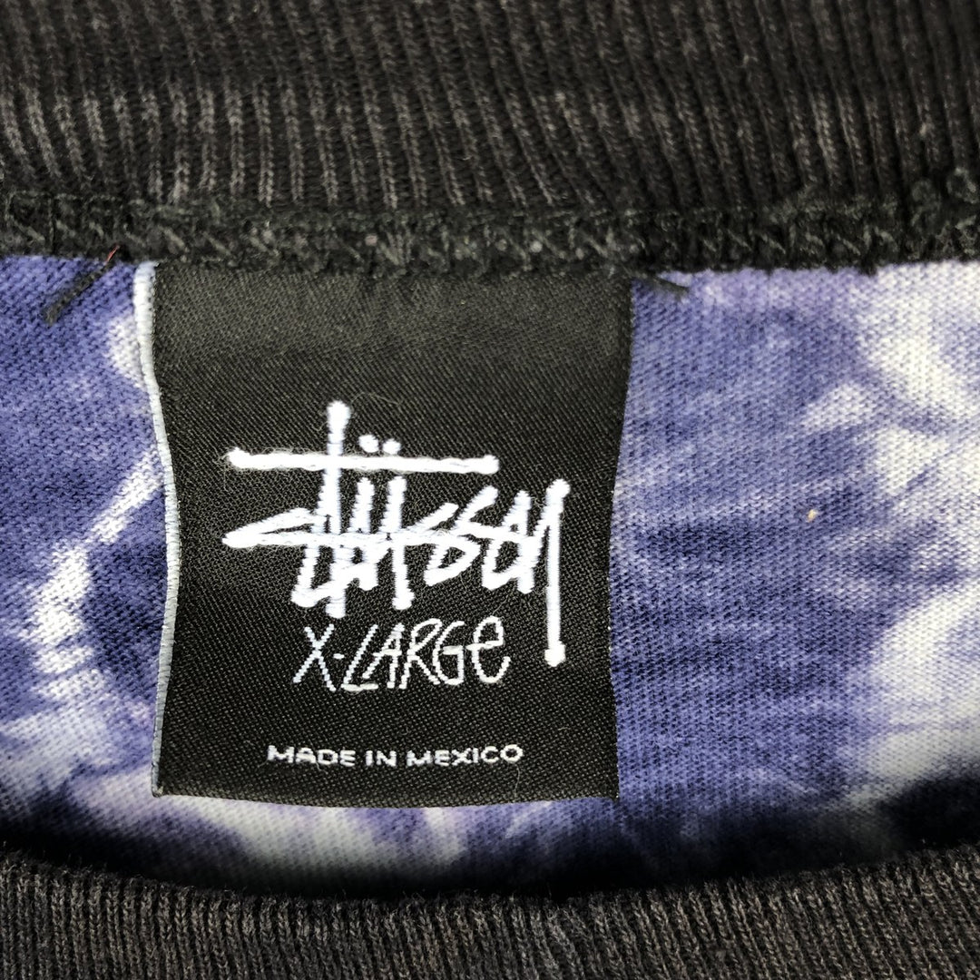 Stussy 3/4 Sleeve Raglan T-Shirt, Men's Size XL (approx.) cotton black type Vintage Second Hand