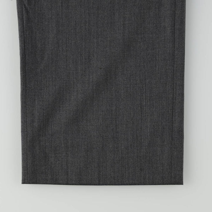 Calvin Klein slacks for men, size W36 (approx.) wool gray type Vintage Second Hand