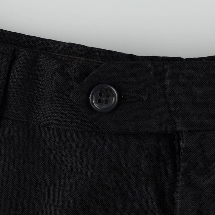 JOS. A. BANK Two-pleat wool trousers, made in the USA, men's size W30 (approx.) wool black type Vintage Second Hand