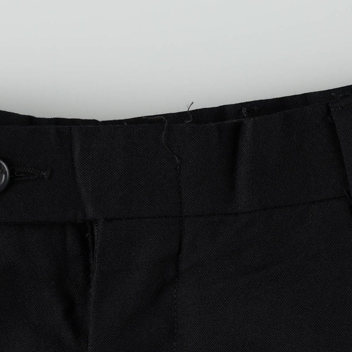 JOS. A. BANK Two-pleat wool trousers, made in the USA, men's size W30 (approx.) wool black type Vintage Second Hand