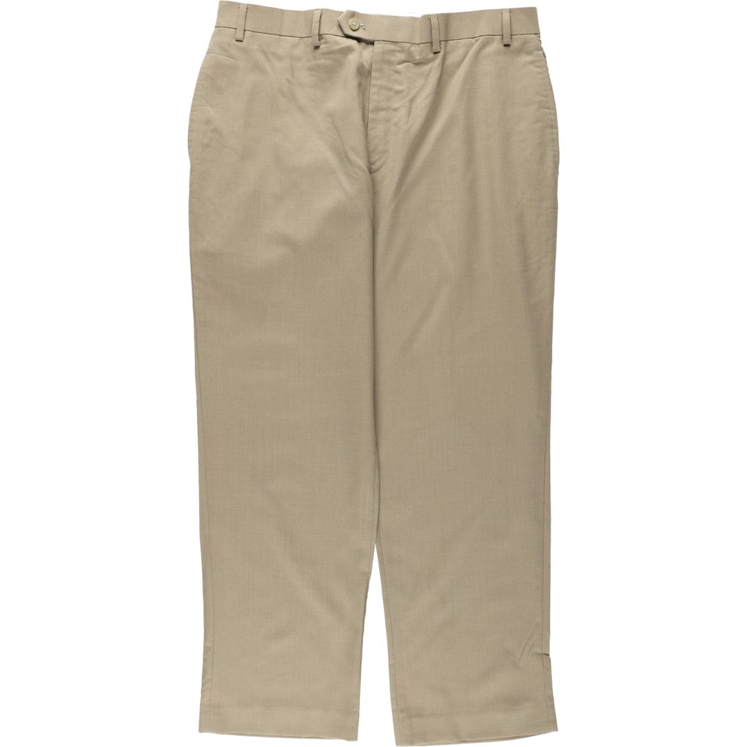Ralph Lauren TOTAL COMFORT wool pants, men's size W35. wool Beige type Vintage Second Hand