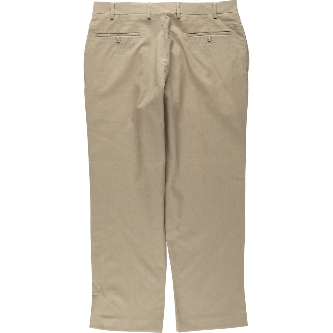 Ralph Lauren TOTAL COMFORT wool pants, men's size W35. wool Beige type Vintage Second Hand