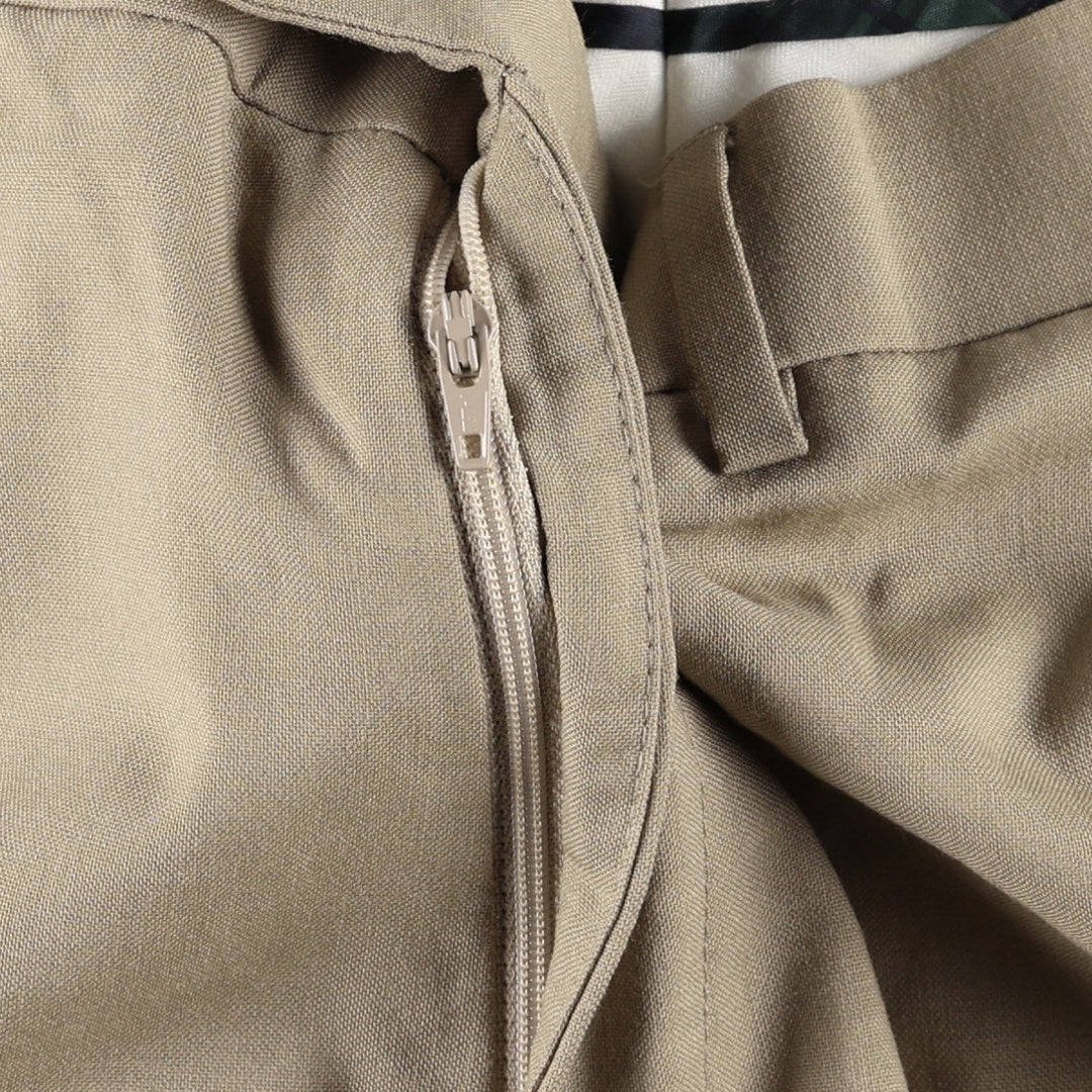 Ralph Lauren TOTAL COMFORT wool pants, men's size W35. wool Beige type Vintage Second Hand