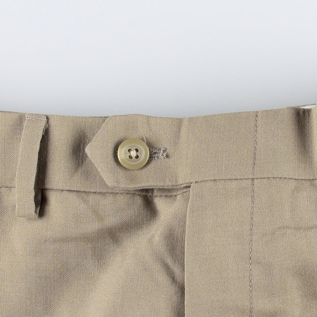 Ralph Lauren TOTAL COMFORT wool pants, men's size W35. wool Beige type Vintage Second Hand