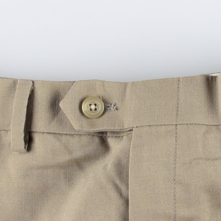 Ralph Lauren TOTAL COMFORT wool pants, men's size W35. wool Beige type Vintage Second Hand