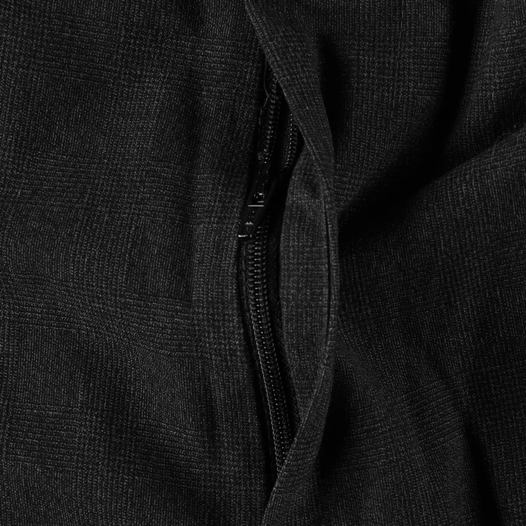 Calvin Klein check pattern slacks pants for men, equivalent to size W36. polyester gray type Vintage Second Hand