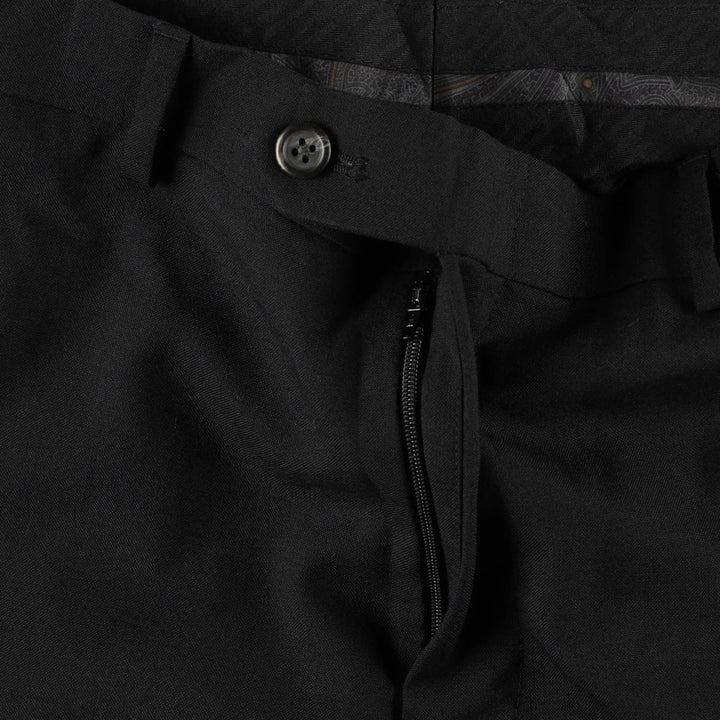 Ralph Lauren TOTAL COMFORT wool pants, men's size W34. wool black type Vintage Second Hand