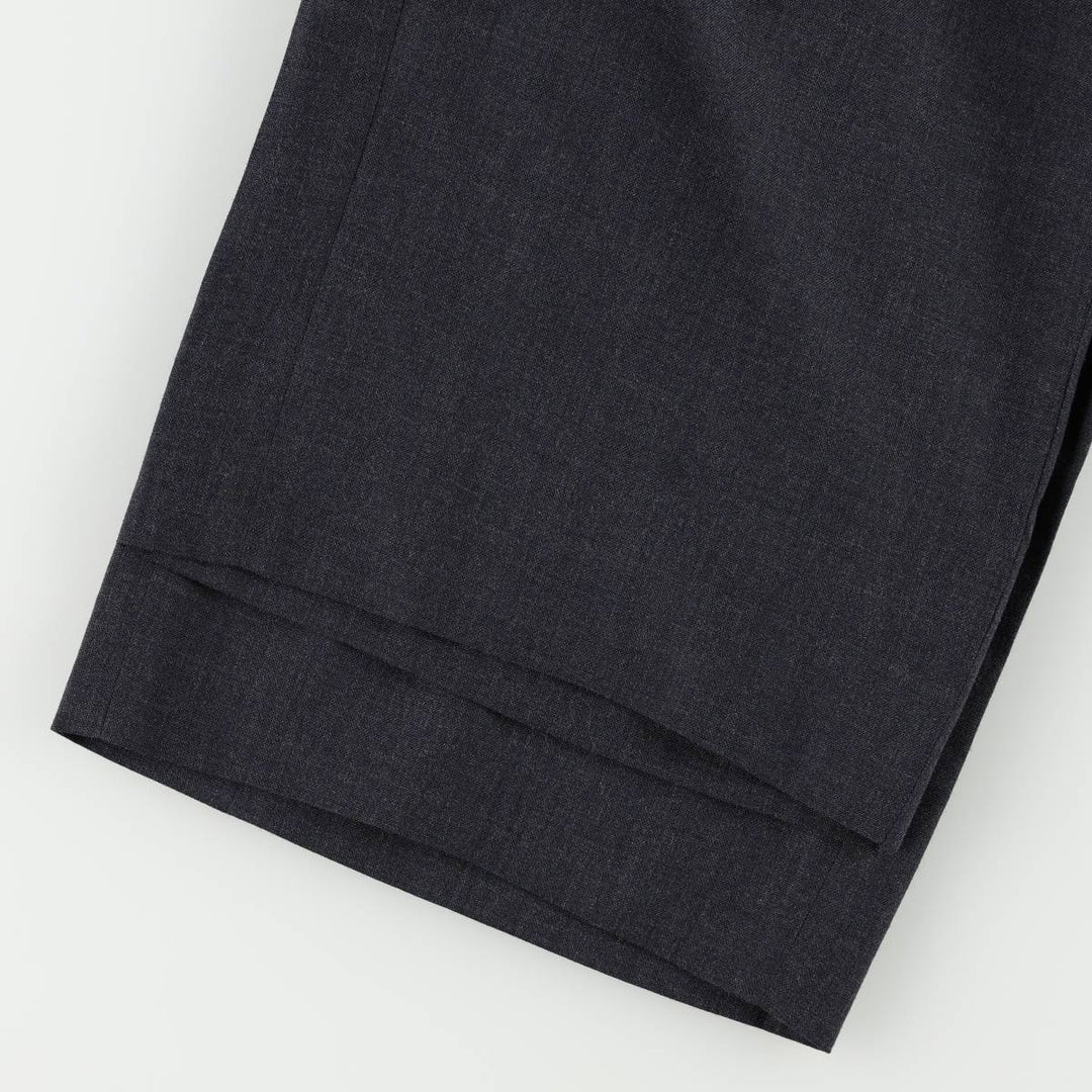 ~1990'S Majer Parsow's slacks pants, made in USA, men's size W34 equivalent, vintage. unclear navy blue type Vintage Second Hand
