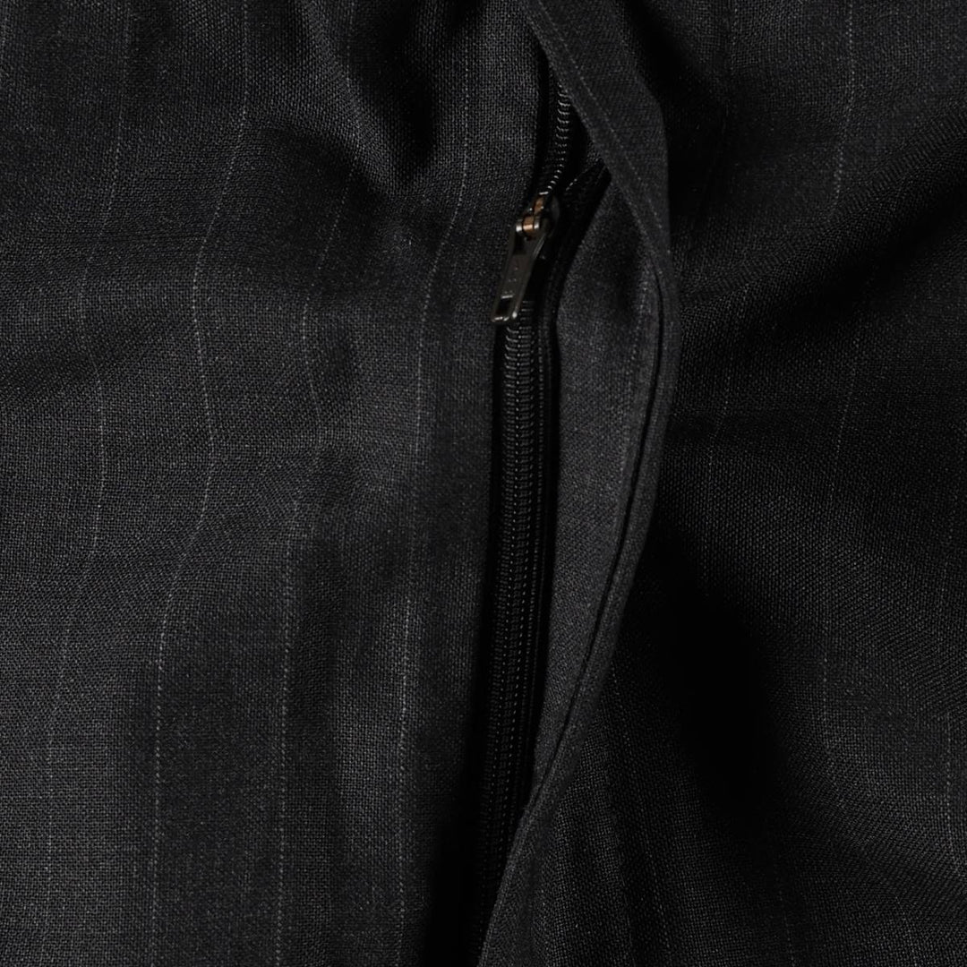Brooks Brothers 346 Stripe Pattern Two-Pleat Wool Trousers, Men's Size W32 (approx.) wool gray type Vintage Second Hand