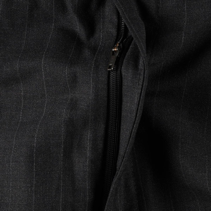 Brooks Brothers 346 Stripe Pattern Two-Pleat Wool Trousers, Men's Size W32 (approx.) wool gray type Vintage Second Hand