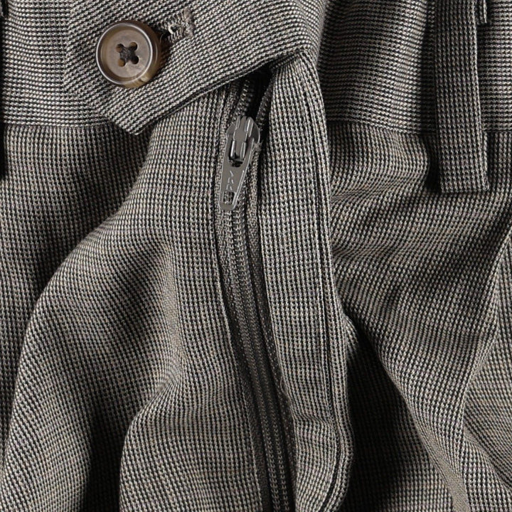 Ralph Lauren RALPH Two-pleat slacks for men, equivalent to size W32. unclear brown type Vintage Second Hand