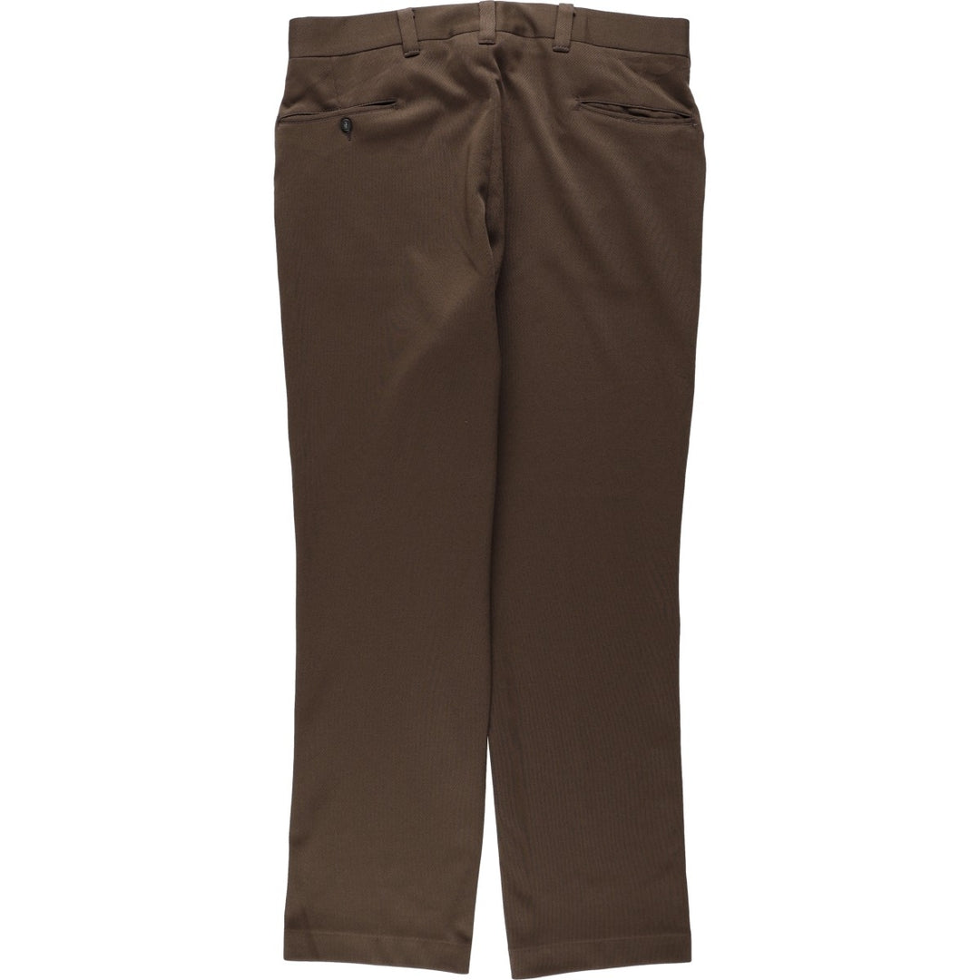1970'S Sears slacks pants, men's size W35 (approx.), vintage. unclear brown type Vintage Second Hand